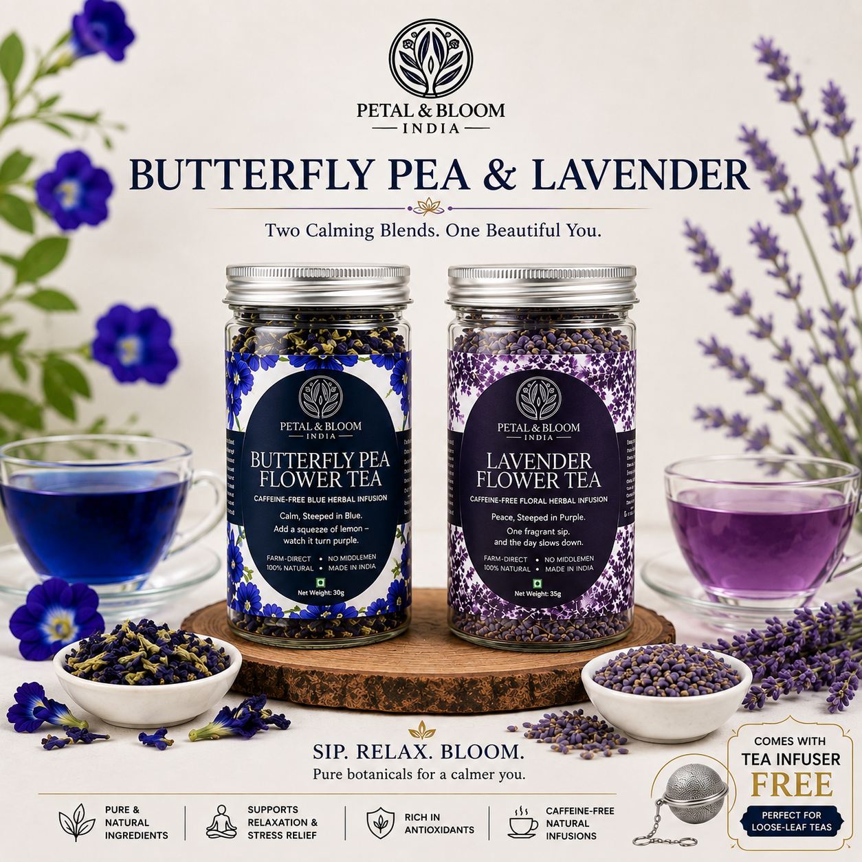 Butterfly Pea & Lavender Combo